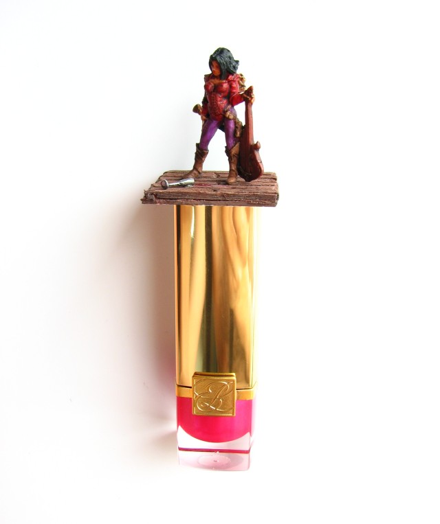 Susie the bard was honoured when she found out that Estee Lauder had named one of their boldest lipsticks in her honour - Fuchsia Frenzy is her stage name!