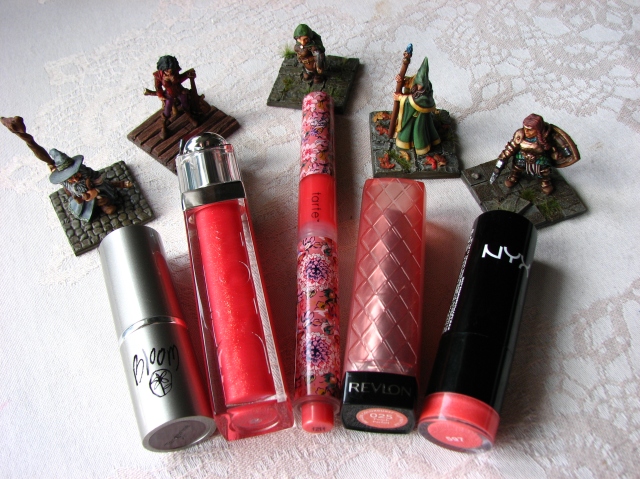 Top 5 Catacomb Clearing Corals - favourite coral lipsticks swatches and review