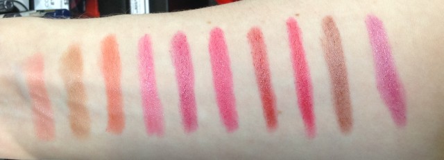 Revlon Lacquer and Matte Balm Swatches