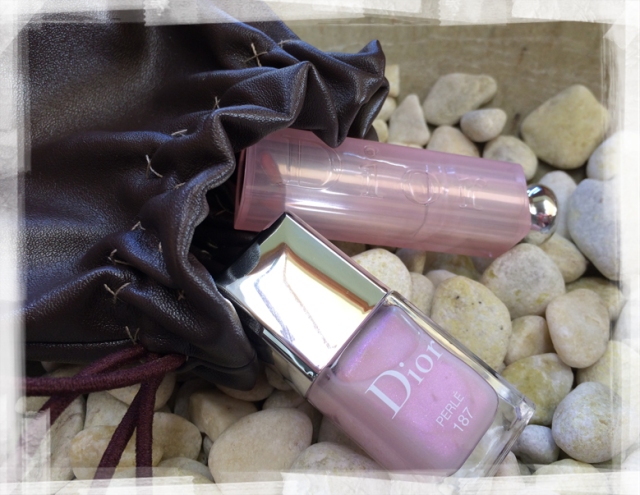 Dior Trianon Perle Polish and Lip Glow Review and Swatches