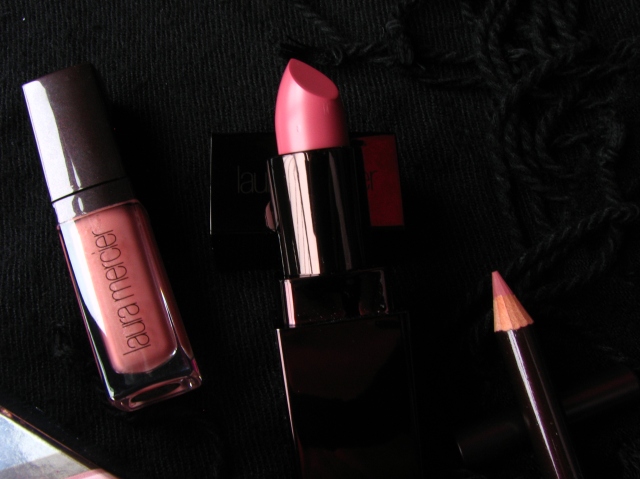 Laura Mercier Laura's Secret Volume 6 - Lipstick in Antique Pink, Lip Pencil in Plumberry and Lip Glace in Blush