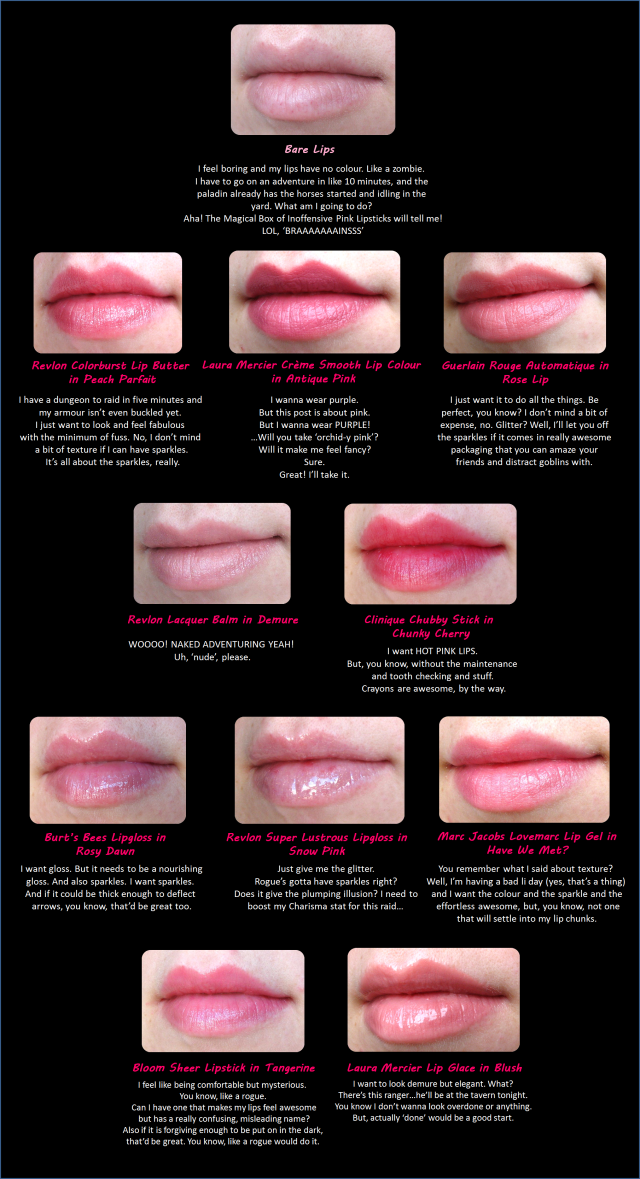 A Rogue's Guide to MLBB Pink LIpsticks Swatches