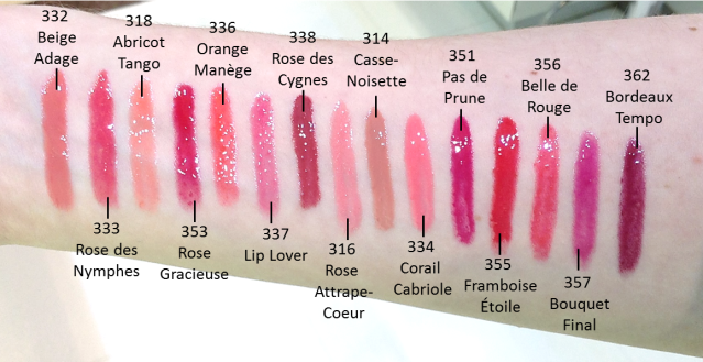 Lancome Lip Lover Full Set Swatches New Zealand